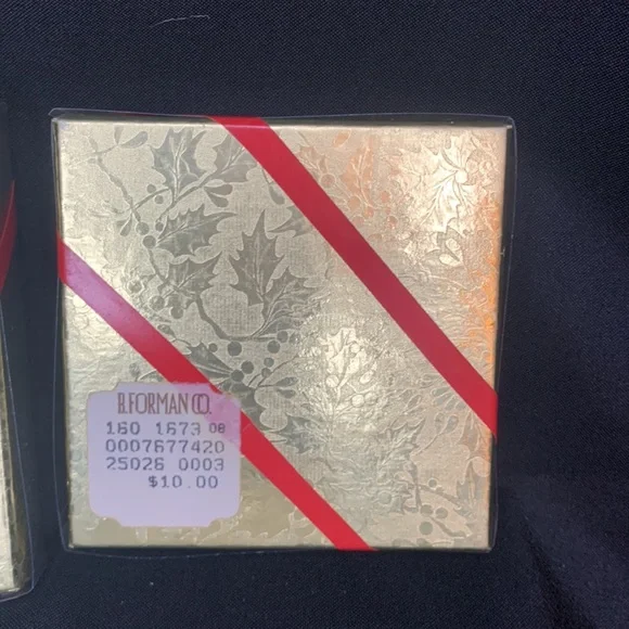 Set of 3 vintage Kirk Stieff silver plate and pewter christmas ornaments - Picture 7 of 7